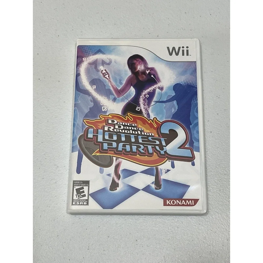 Konami Nintendo Wii/GC Dance Dance Revolution Hottest‎ Party 2 Pad With Game